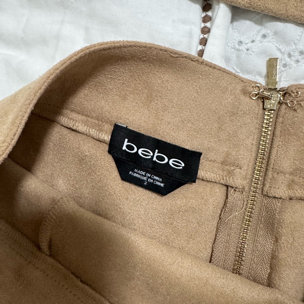 Bebe Two-Piece Suade Set - image 3